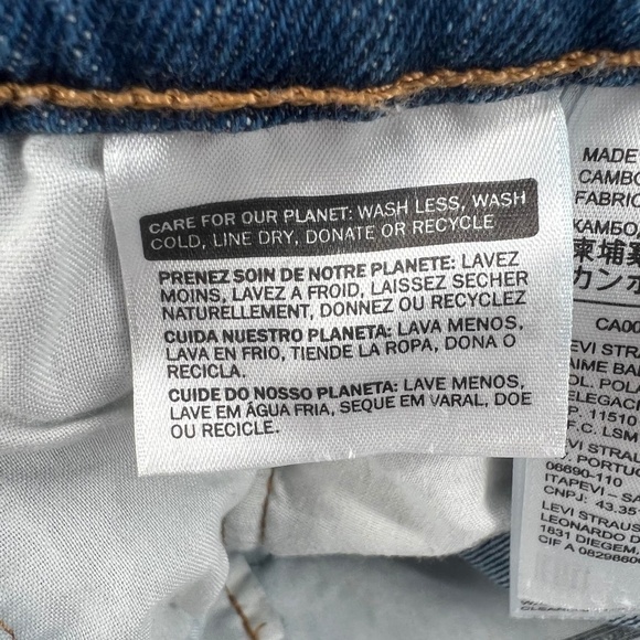 Levis' 501 Button-Fly Cut-Off Jean Shorts Size 28 Women’s - Picture 8 of 12